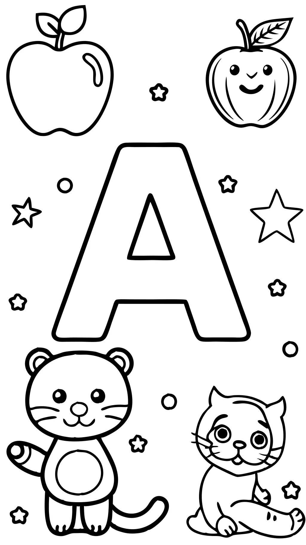 abc printable coloring pages